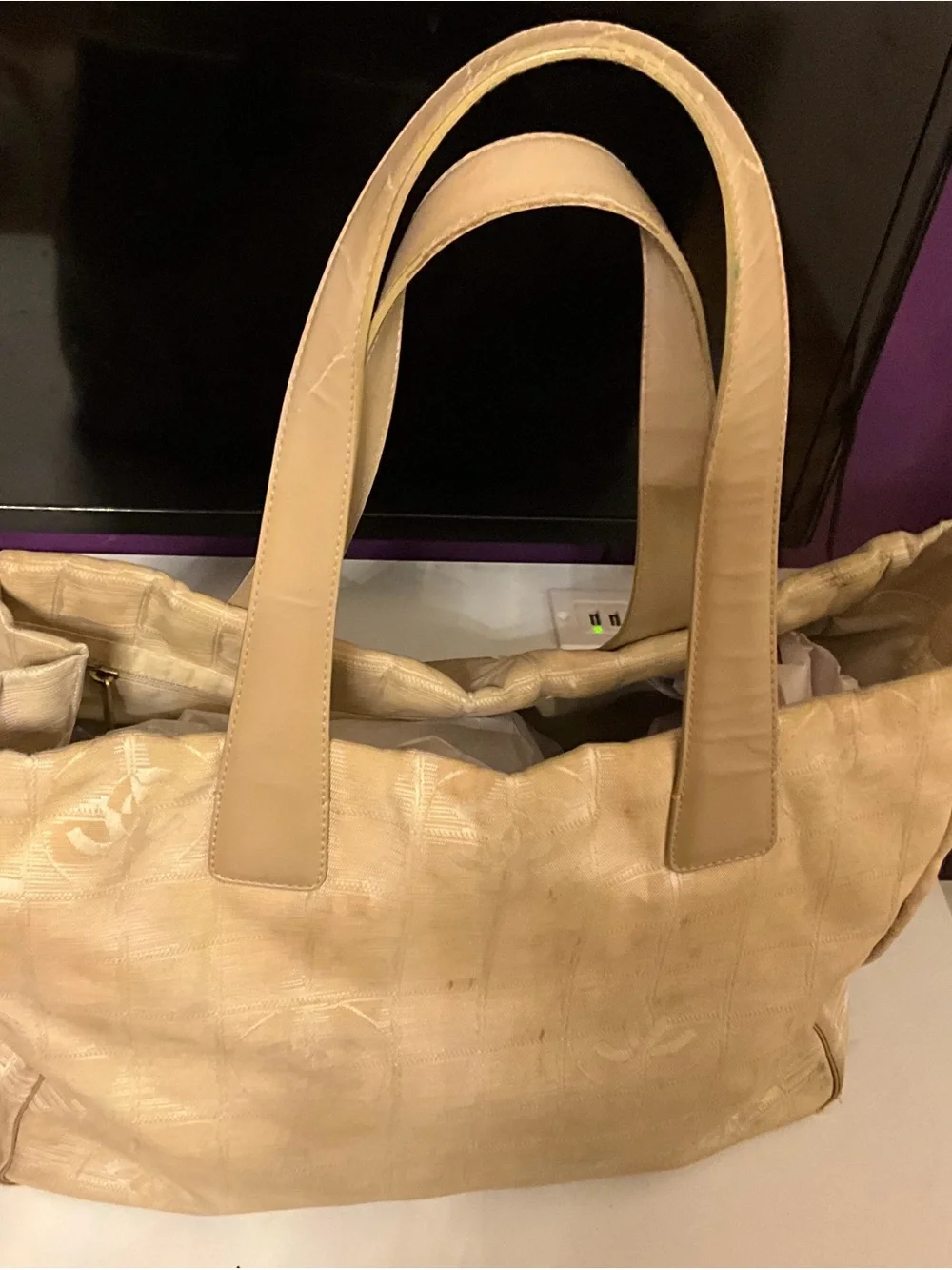 Chanel Travel Line Small Tote Bag